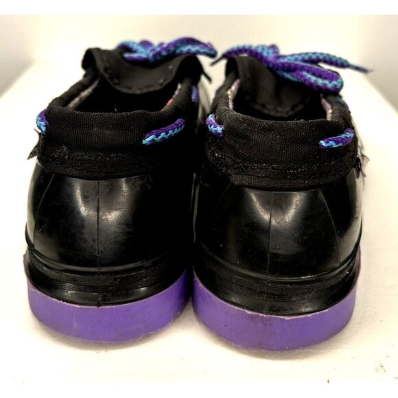 Kamik Womens Boots Duck Bootie Lined Lace Up Snow Mud Rain Black Purple Size 8 - Picture 6 of 10